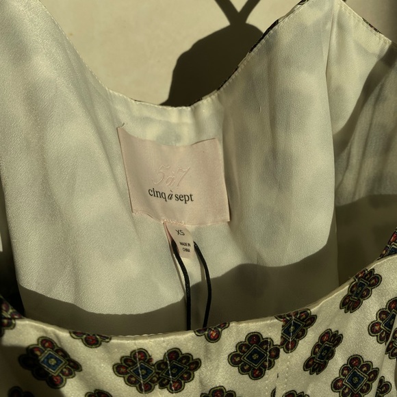 Silk summer dress by cinc à sept ✨ - Picture 3 of 5